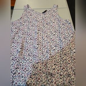 Lane Bryant Multicolor Floral Blouse (5c32)